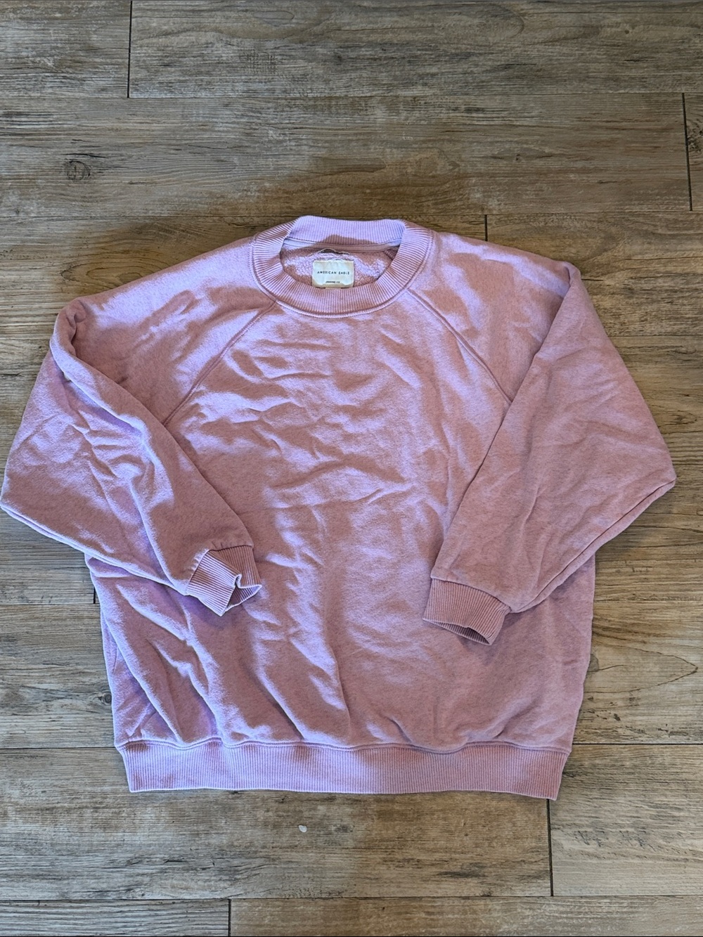 American Eagle Lavender Crewneck Jegging Fit Sweatshirt S